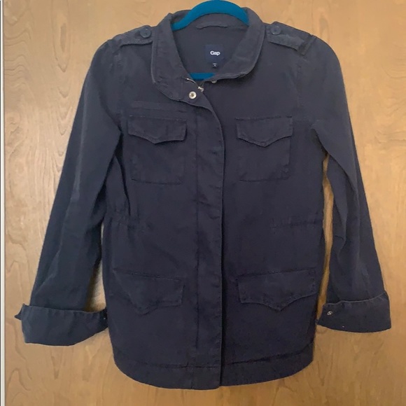 [GAP] Long Sleeve Garment Dyed Utility Jacket - Picture 2 of 6